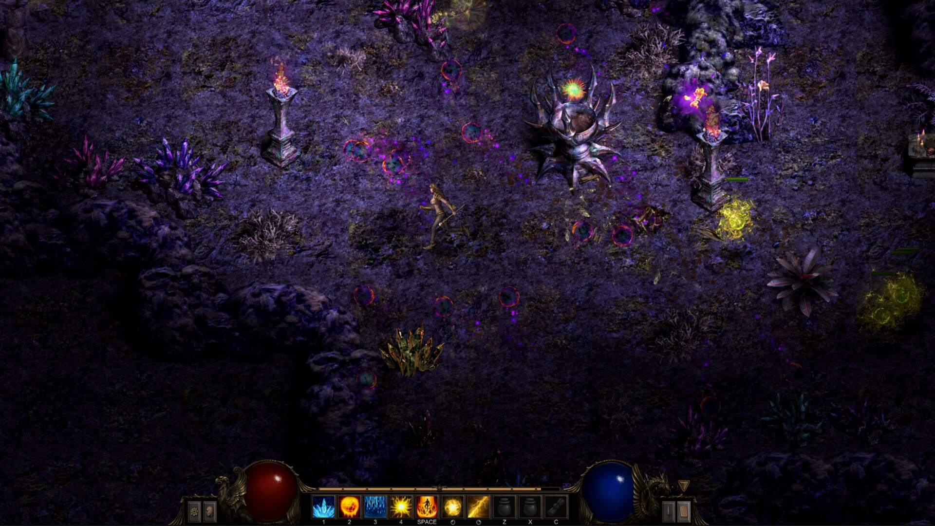 Shadow Dungeon Wiki — a poison-swamp area from the official Steam screenshots